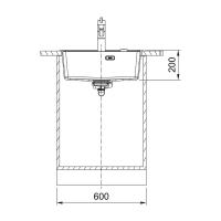 Кухонная мойка 56 см Franke Maris MRG 610-52 TL белый - 3 фото