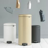 Мусорный бак с педалью 12 л Brabantia NewIcon черный - 4 фото