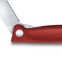 Кухонный нож овощной 11 см Victorinox Swiss Classic красный - 3 фото