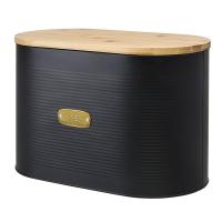 Хлебница 17,6х33,5 см Smart Solutions Irmel черная - 4 фото