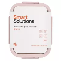 Контейнер для хранения 22х17 см 1,05 л Smart Solutions розовый - 7 фото