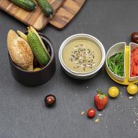 Ланч-бокс 12 см 0,8 л Smart Solutions Meals серый - 11 фото