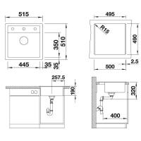 Кухонная мойка 51,5 см Blanco Dalago 5 кофе - 1 фото