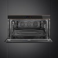 Многофункциональный духовой шкаф 90 см Smeg Dolce Stil Novo SFPR9604NR черный - 3 фото