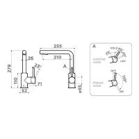 Смеситель Omoikiri Nakagawa 2 Plus-C хром - 2 фото