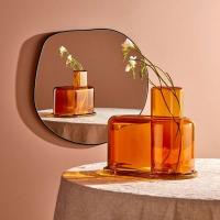 Ваза 26,1х27,6 см Nude Glass Layers коричневая - 2 фото