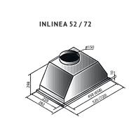 Встраиваемая вытяжка 72 см Kuppersberg Inlinea 72 Black черная - 7 фото