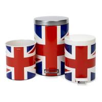 Ведро для мусора с педалью 12 л Brabantia Union Jack разноцветное - 5 фото