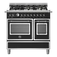 Варочный центр 89,5х60 см Bertazzoni Heritage HER96L2ENET черный - 1 фото