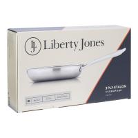 Сковорода антипригарная 24 см Liberty Jones 3Ply Etalon стальная - 12 фото