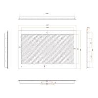 Встраиваемый телевизор 55" Avel AVS555SM Magic Mirror зеркальный - 8 фото