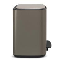 Мусорный бак 33 л Brabantia Bo Pedal Bin серый - 2 фото