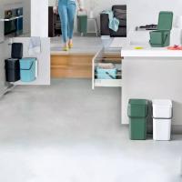 Ведро для мусора 24 л Brabantia Sort & Go разноцветное - 10 фото