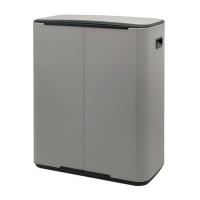 Мусорный бак 60 л Brabantia Bo Pedal Bin серый - 4 фото