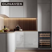 Винный шкаф на 46 бутылок Dunavox DAUF-46.145DB черный - 1 фото