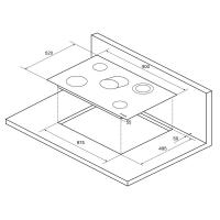 Электрическая варочная панель 90х52 см Kuppersberg Hi-Tech ECS 901 - 3 фото