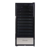 Винный шкаф на 107 бутылок La Sommeliere Professional PRO110 черный - 7 фото