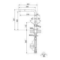 Смеситель Smeg MD22CUX медный - 3 фото