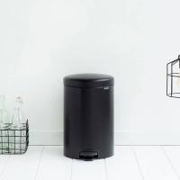 Мусорный бак с педалью 20 л Brabantia NewIcon черный - 6 фото