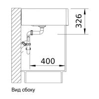 Кухонная мойка 60 см Blanco Panor 60 глянцевая белая - 1 фото