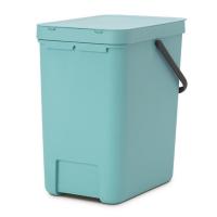 Мусорное ведро 25 л Brabantia Sort&Go мята - 2 фото