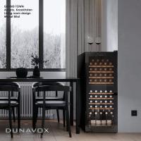 Винный шкаф на 54 бутылок Dunavox Home черный - 4 фото