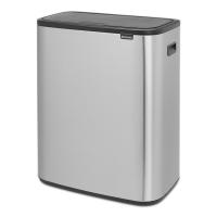 Мусорный бак 2x30 л Brabantia Bo Touch Bin стальной - 2 фото