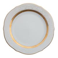 Тарелка обеденная 23 см Noritake Hampshire Gold белая - 1 фото