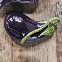 Салатник 31,5х17х15 см Bordallo Pinheiro Aubergine зелено-фиолетовый - 1 фото