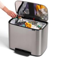 Мусорный бак 36 л Brabantia Bo Pedal Bin стальной - 7 фото