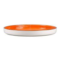 Тарелка с бортом Texture Orange Circular 23 см, h 3 см, P.L. Proff Cuisine (мин 6 шт) - 1 фото