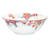 Салатник 24 см Mix&Match Home Happy Star белый - 2 фото
