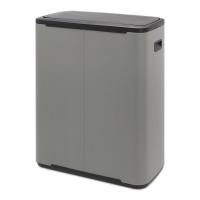 Мусорный бак 60 л Brabantia Bo Pedal Bin серый - 4 фото