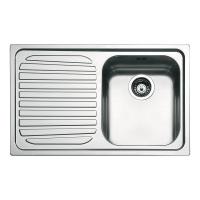 Кухонная мойка 79 см Smeg Alba SP791S-2 нержавеющая сталь матовая - 3 фото