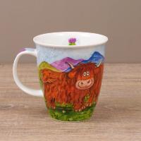 Кружка Высокогорные коровы 480 мл Dunoon Nevis Highland Animals - 5 фото