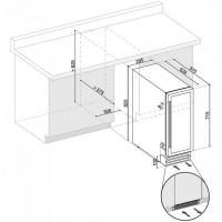 Встраиваемый винный шкаф на 17 бутылок Dunavox Exclusive DAU-17.57DSS - 3 фото