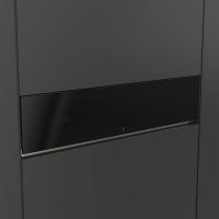 Шкаф для подогрева посуды 60х14 см Fulgor Milano Plano LWD 15 BK черный - 4 фото