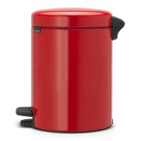 Мусорный бак с педалью 5 л Brabantia NewIcon красный - 2 фото