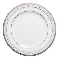 Тарелка десертная 16 см Noritake Rochester Platinum белая - 1 фото