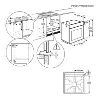 Электрический духовой шкаф electrolux oef5h50z черный