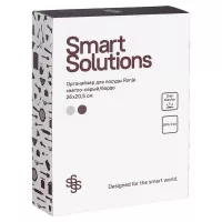 Органайзер для посуды 26,8х20,5 см Smart Solutions Ronja серый - 4 фото