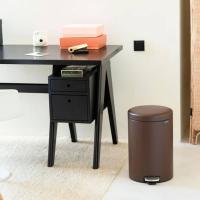 Ведро для мусора 20 л Brabantia NewIcon коричневое - 11 фото
