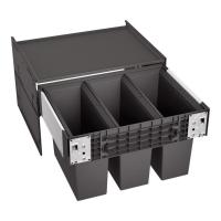 Мусорная система 15+15+15 л Blanco Select II 60/3 черная - 1 фото