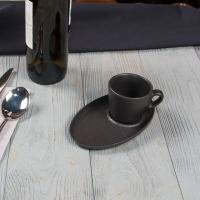 Чашка с блюдцем Black Star Espresso 100 мл, P.L. Proff Cuisine (мин 6 шт) - 3 фото