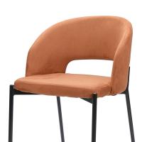 Кресло 53х51х76 см Bergenson Bjorn Earl оранжевое - 6 фото