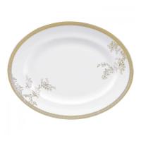 Блюдо 35 см Wedgwood Vera Wang Lace Gold - 3 фото