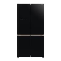 Холодильник French Door 184х90 см Hitachi French Bottom Freezer R-WB642VU0 GBK черное стекло - 1 фото