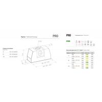 Встраиваемая вытяжка 85 см Pando PRO/85 INOX V.1250 SEC стальная - 2 фото