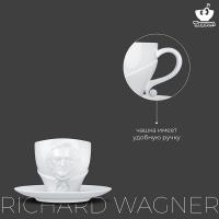 Чайная пара Richard Wagner 260 мл Tassen Talent белая - 11 фото