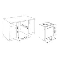 Встраиваемая посудомоечная машина 59,8х55,5 см Franke Smart FDW 613 E5P F стальная - 3 фото